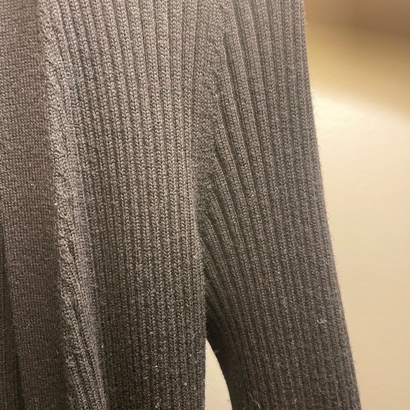 White House Black Market Black Ribbed Blazer - Picture 4 of 4